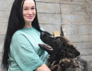 Беременная оренбурженка спасла бездомного пса от чумки