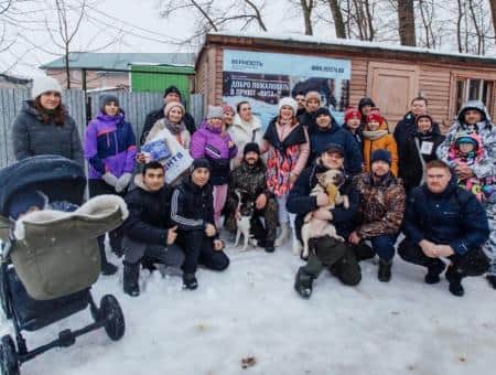 Центр «Верность» в Ярославле организовал для собак горячее питание и прогулки